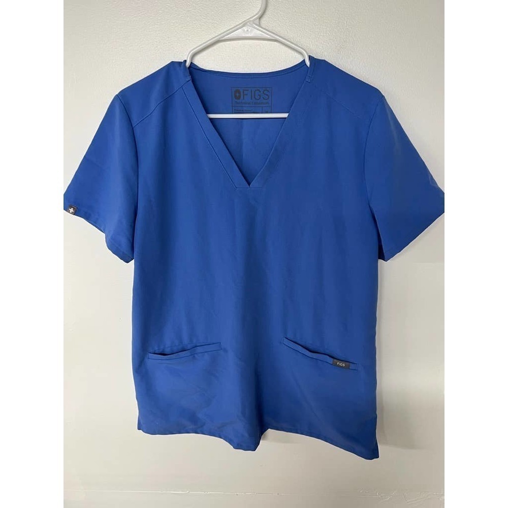 Figs Technical Collections Blue Scrub Top